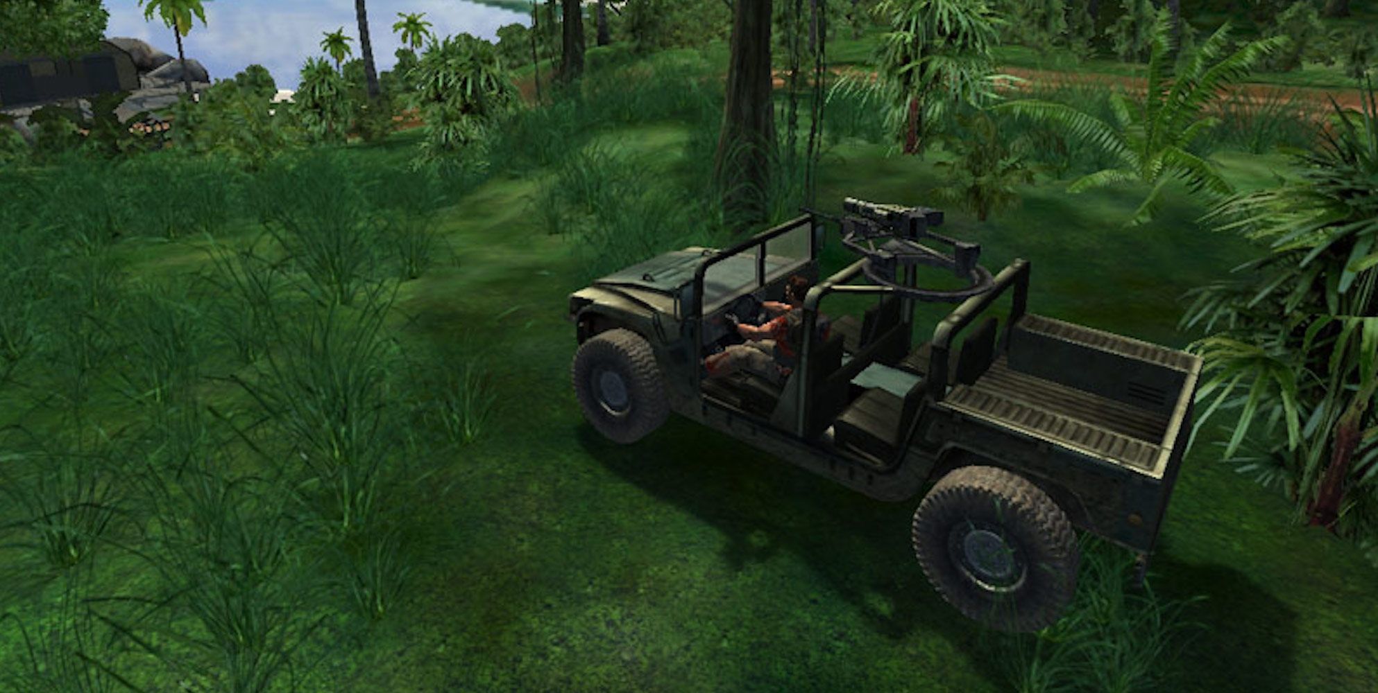 far cry screenshot jack in a jeep
