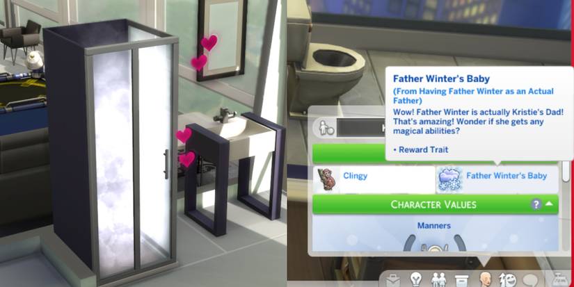 father winter's baby hidden trait in the sims 4