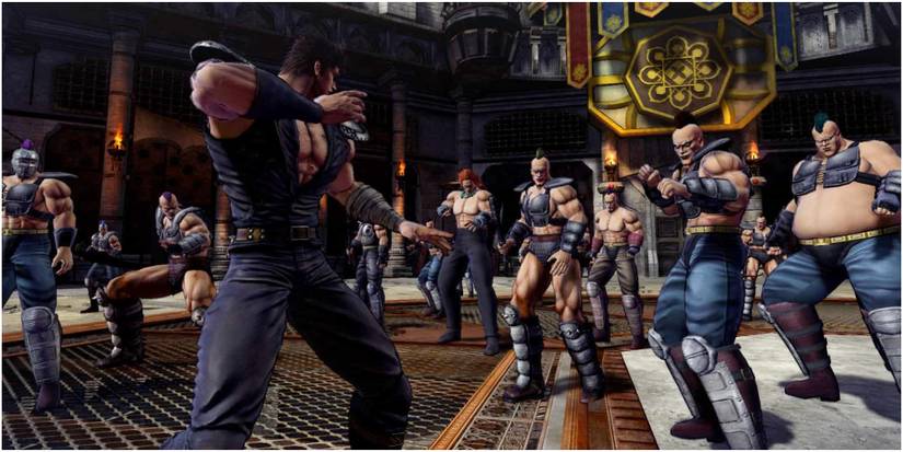 Fist of the North Star - Kenshiro facing off against bad guys