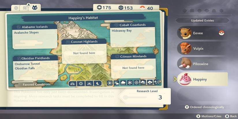 pokemon legends arceus happiny pokedex