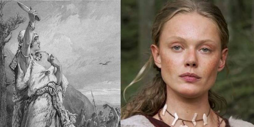 split image of freydis