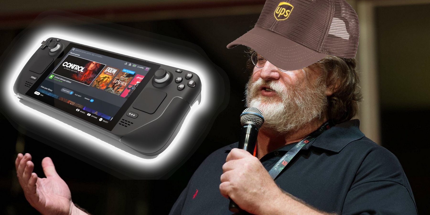 Valve boss Gabe Newell hand delivers Steam Decks