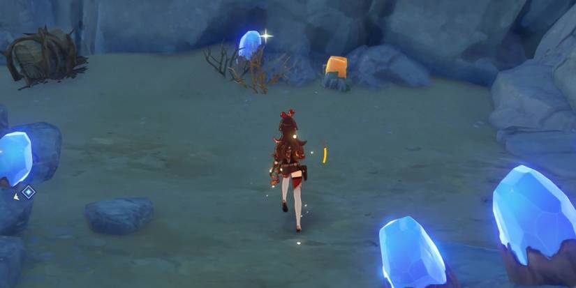 amber and noctilucous jade from genshin impact