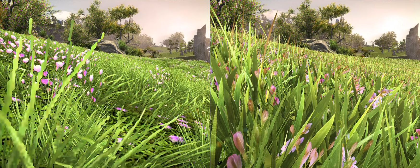 final fantasy 14 graphics overhaul grass