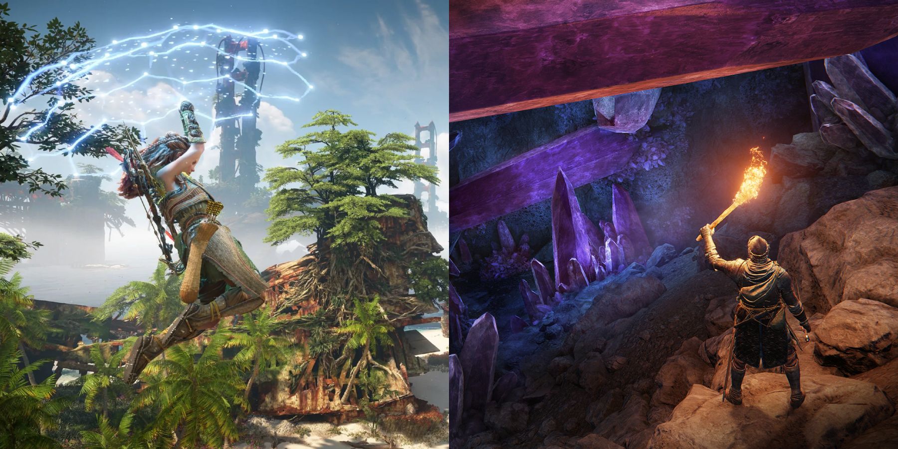 Horizon Forbidden West, Elden Ring Emphasize Two Unique OpenWorld Designs