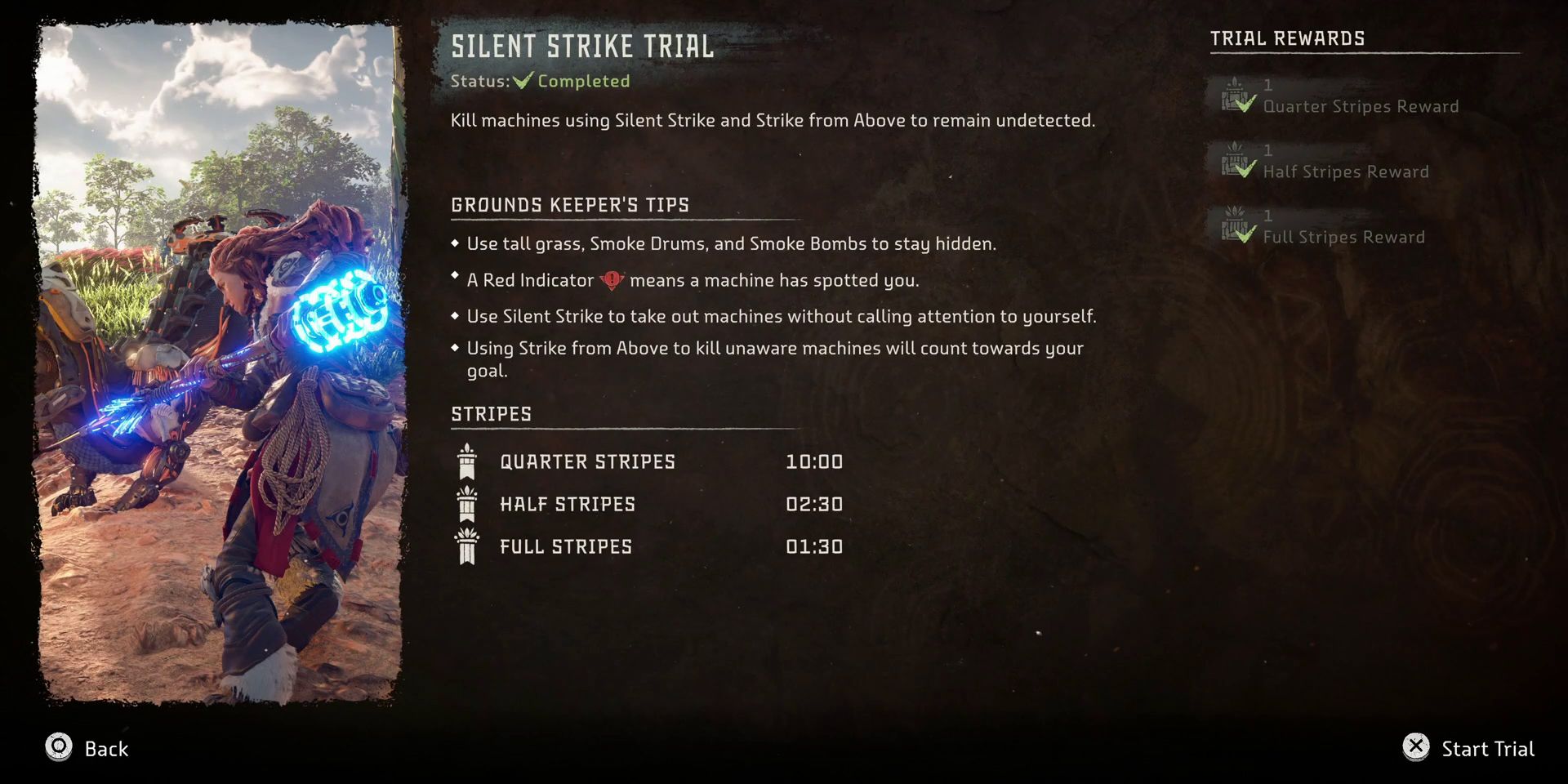 horizon-forbidden-west-plainsong-hunting-grounds-guide-03-silent-strike-trial-info