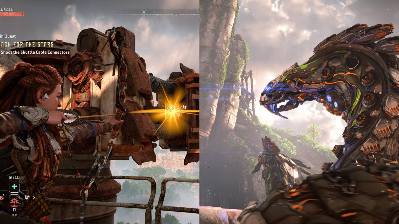 horizon forbidden west shoot cable connector how