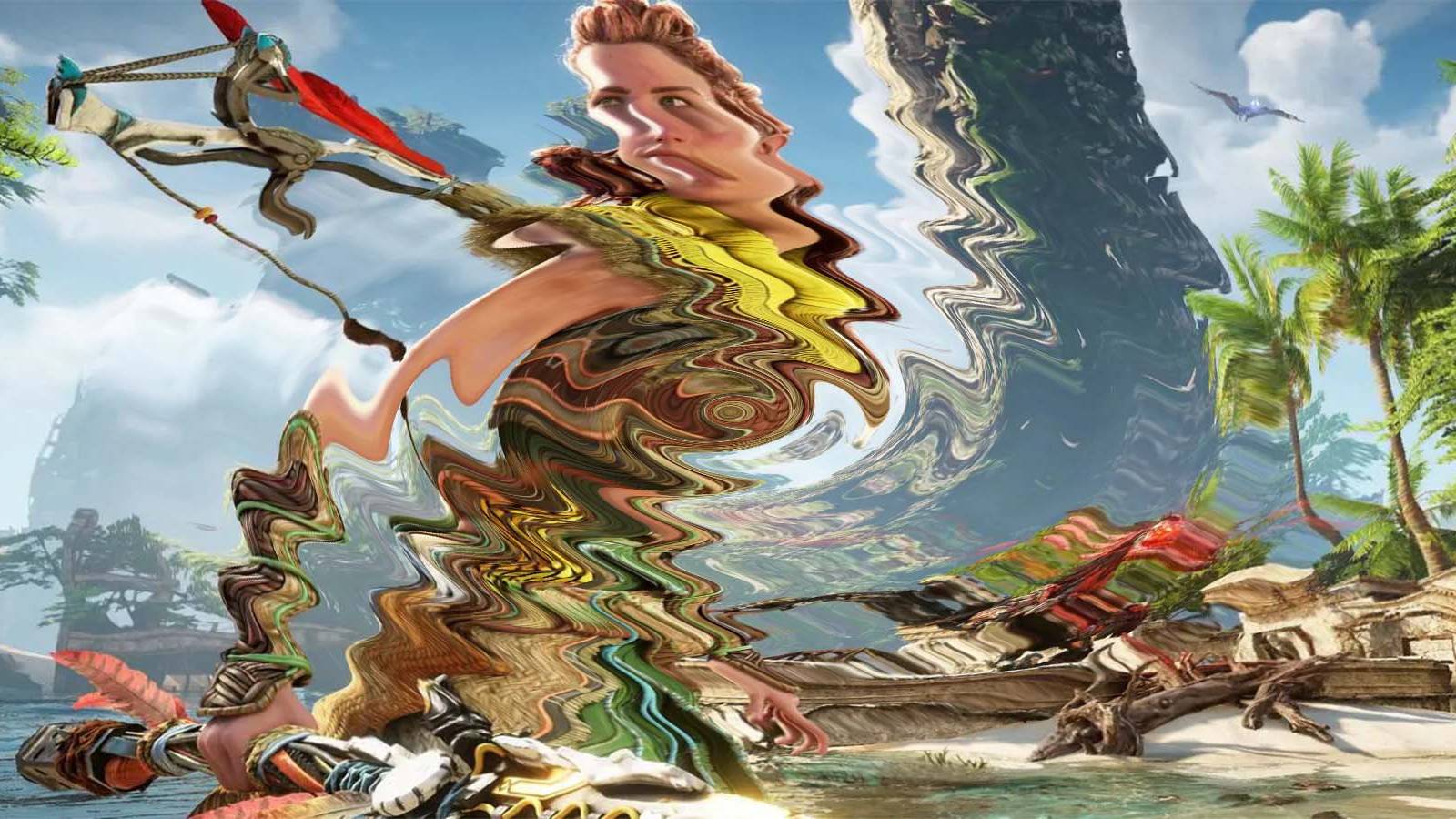 horizon forbidden west visual glitches