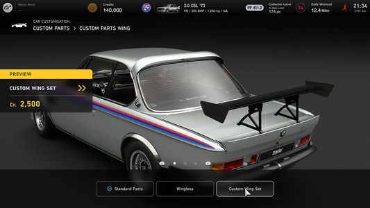 Gran Turismo 7 Customizable Wing