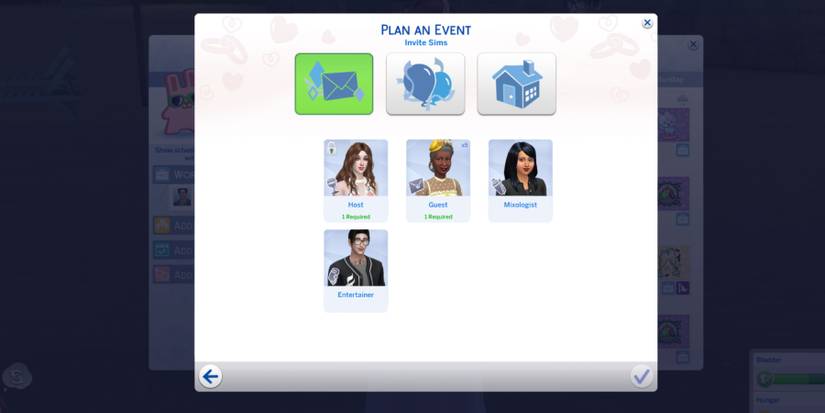 invite sims to a bach party in the sims 4