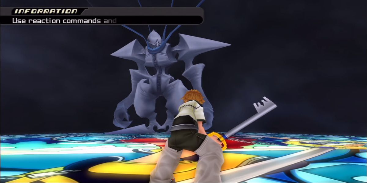 Kingdom Hearts 2 fight against large enemy