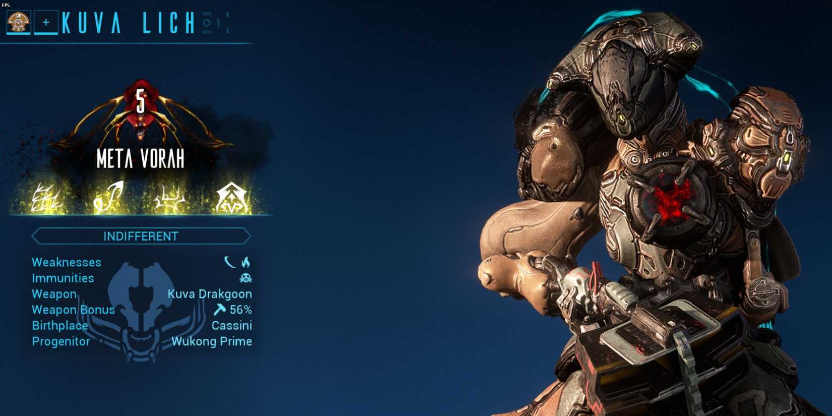 kuva drakgoon on a kuva lich in warframe