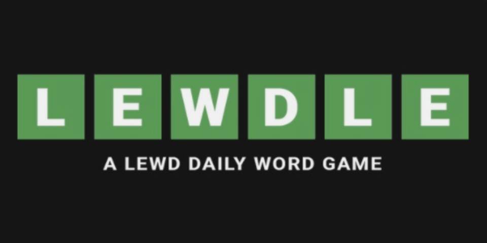 Lewdle daily word game