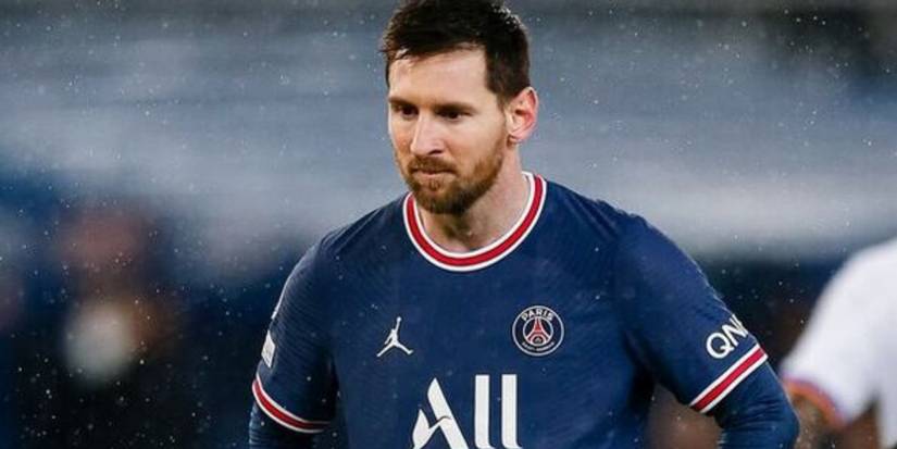 Professional footballer Lionel Messi.