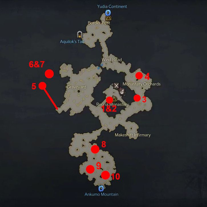 Lost Ark: Rethramis Border Mokoko Seed Locations