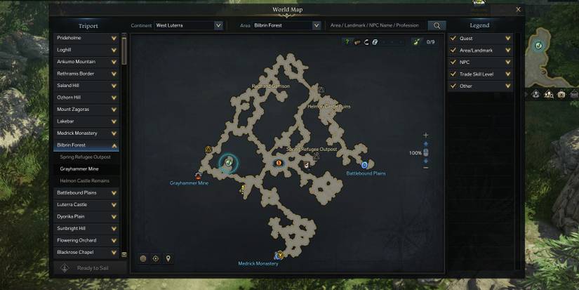 lost ark rovlen location on map
