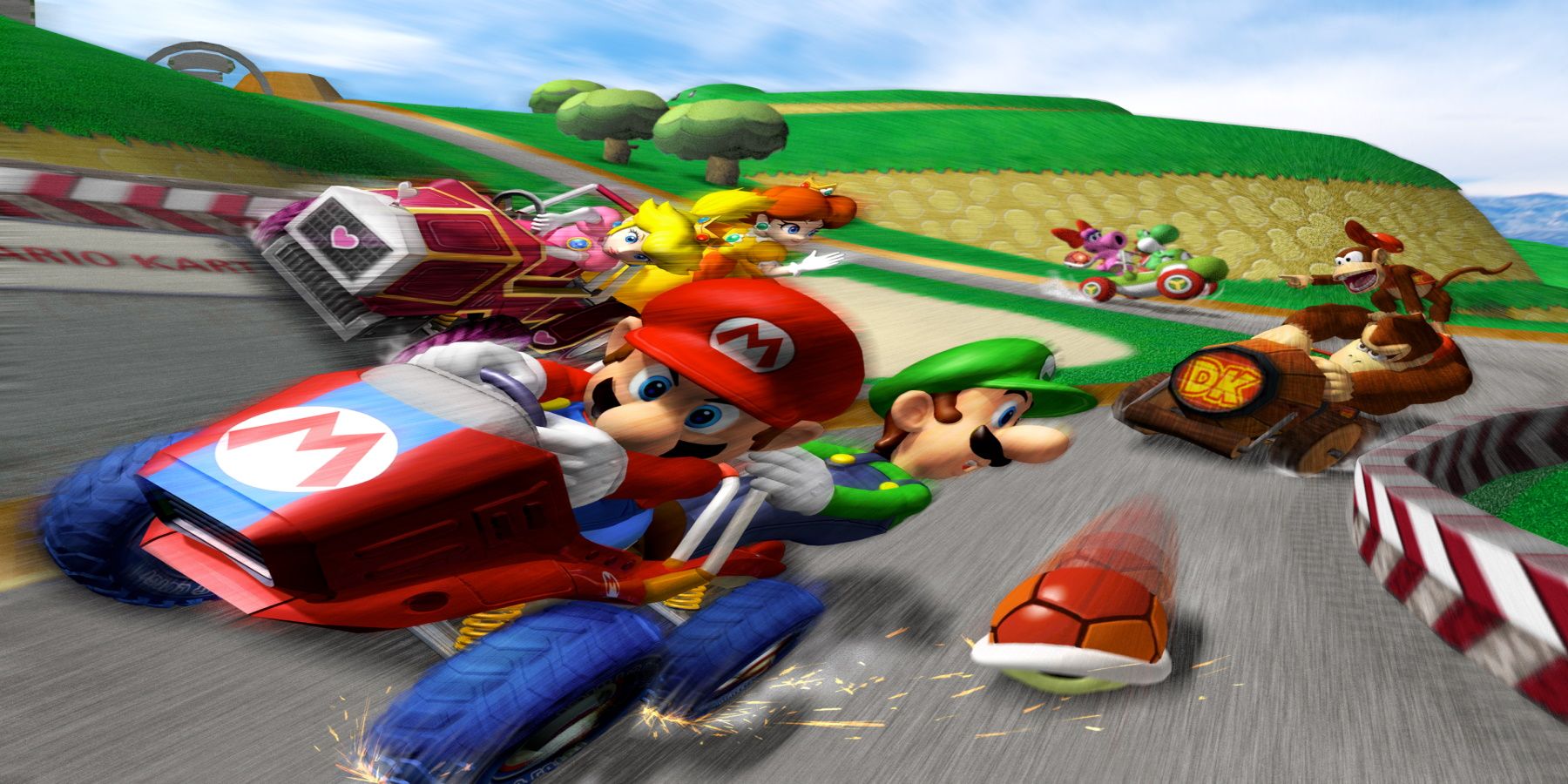 mario kart double dash race box art