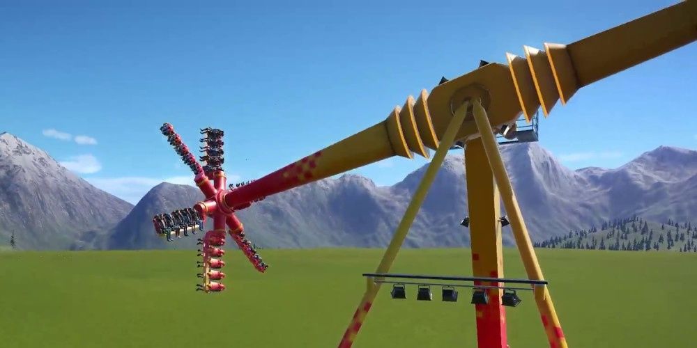 The Thrill Ride: 360 Power from Planet Coaster: Console Edition.