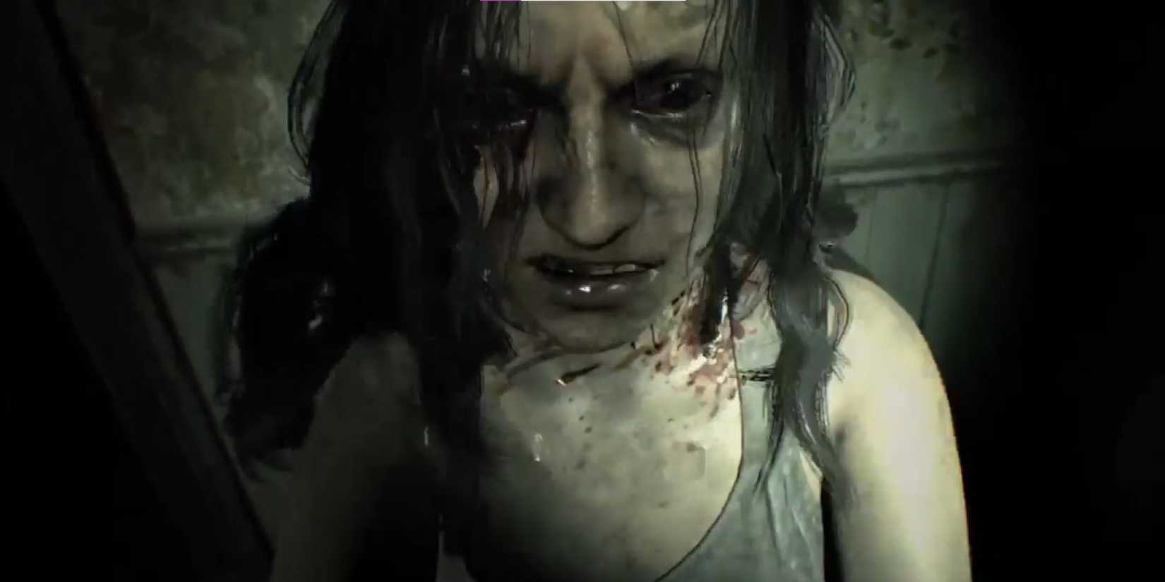 Mia Winters in Resident Evil 7 infected