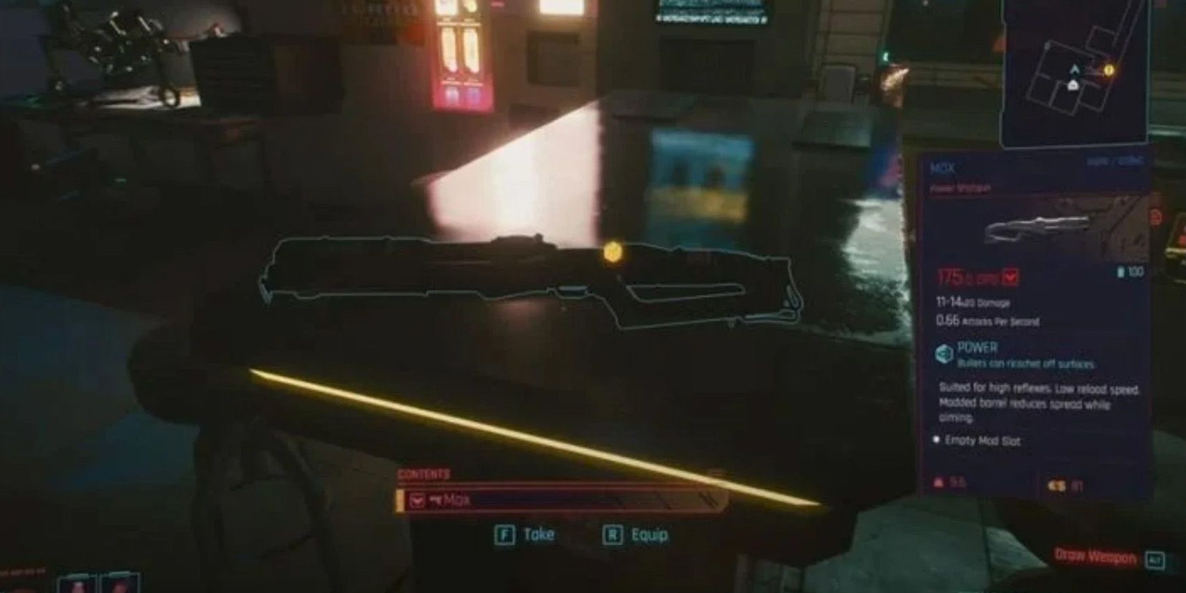 mox cyberpunk 2077 unique iconic shotgun