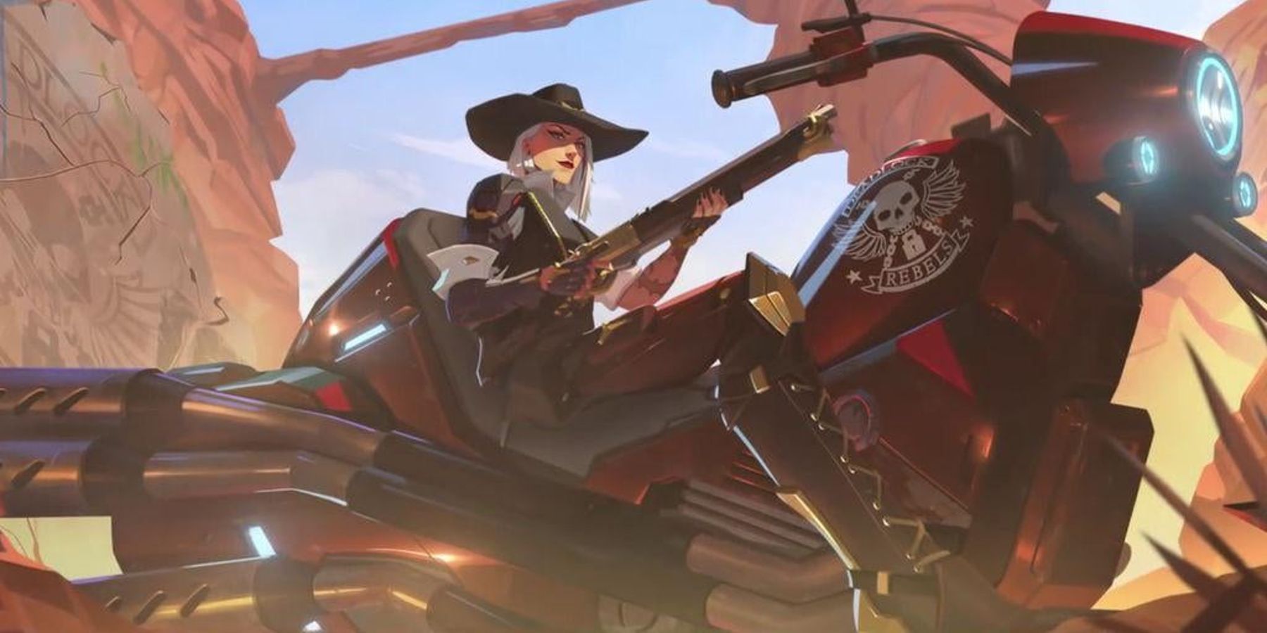 overwatch ashe motorcycle concept art