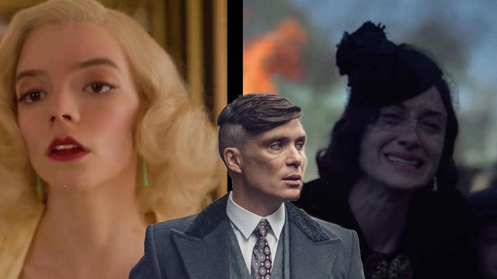 Peaky Blinders season 6 Gina Thomas and Lizzie split image