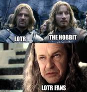 Meme from Lord of the Rings featuring Denethor II, Faramir and Boromir.