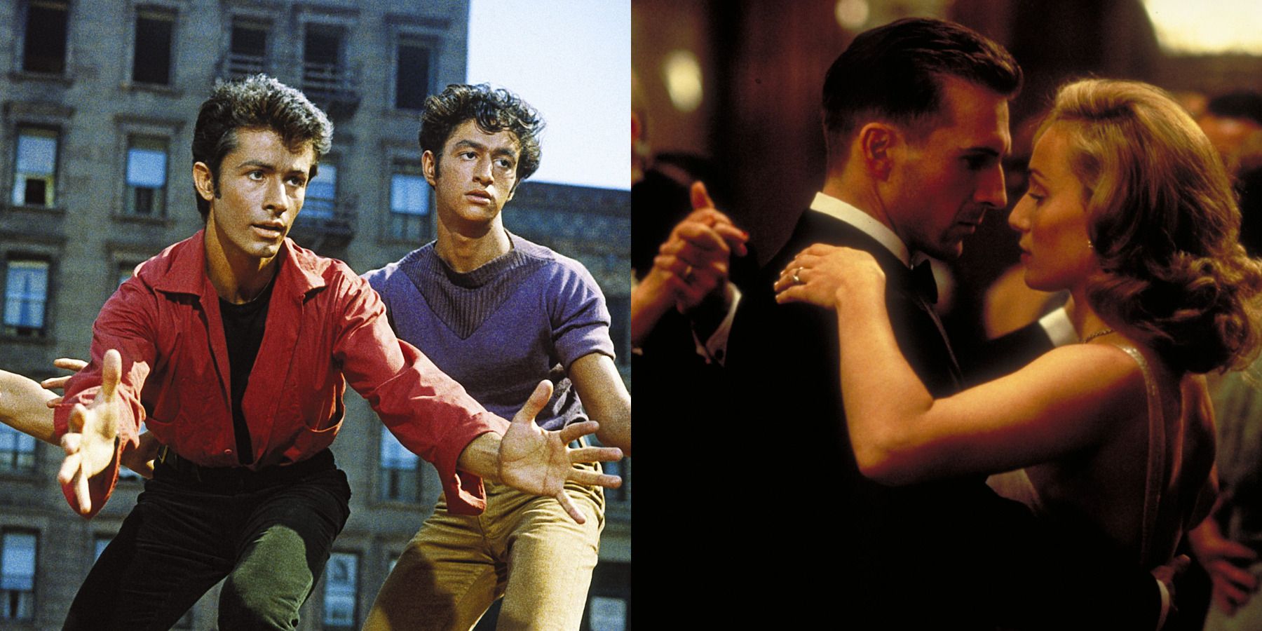 left: West Side Story (1961), right: The English Patient (1996)