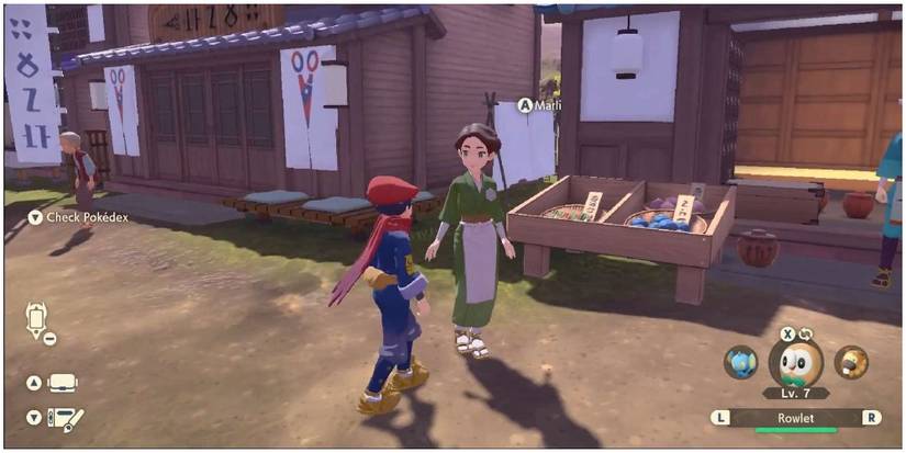 Marli in Jubilife Village.