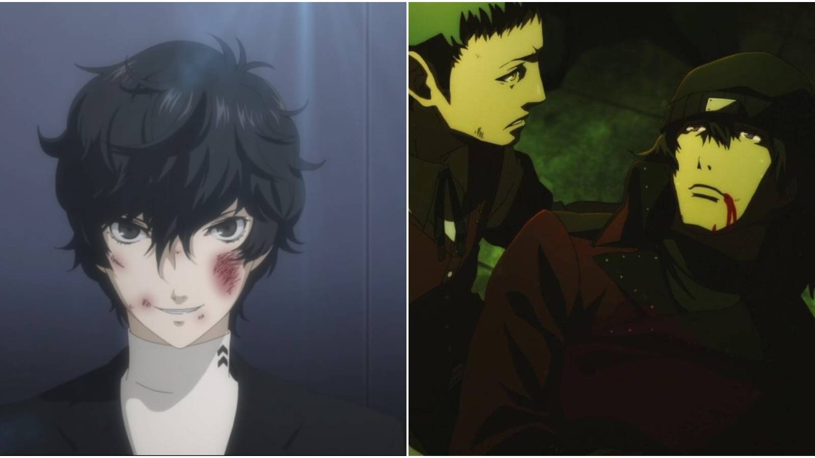 Persona Joker and Shinjiro