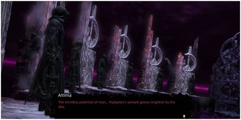 Gathered Ascians talking.