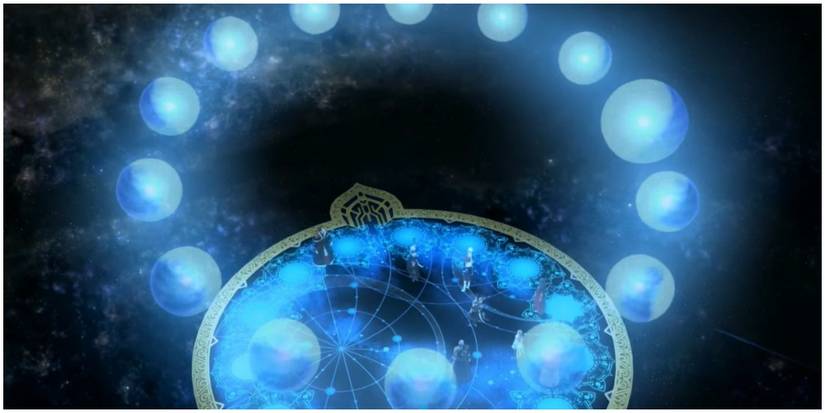 Crystal Exarch with projection of 13 shards.