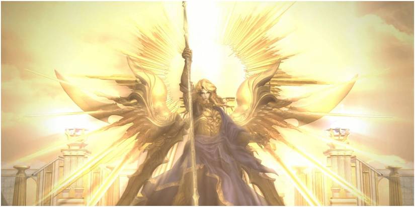 Innocence bathed in light.