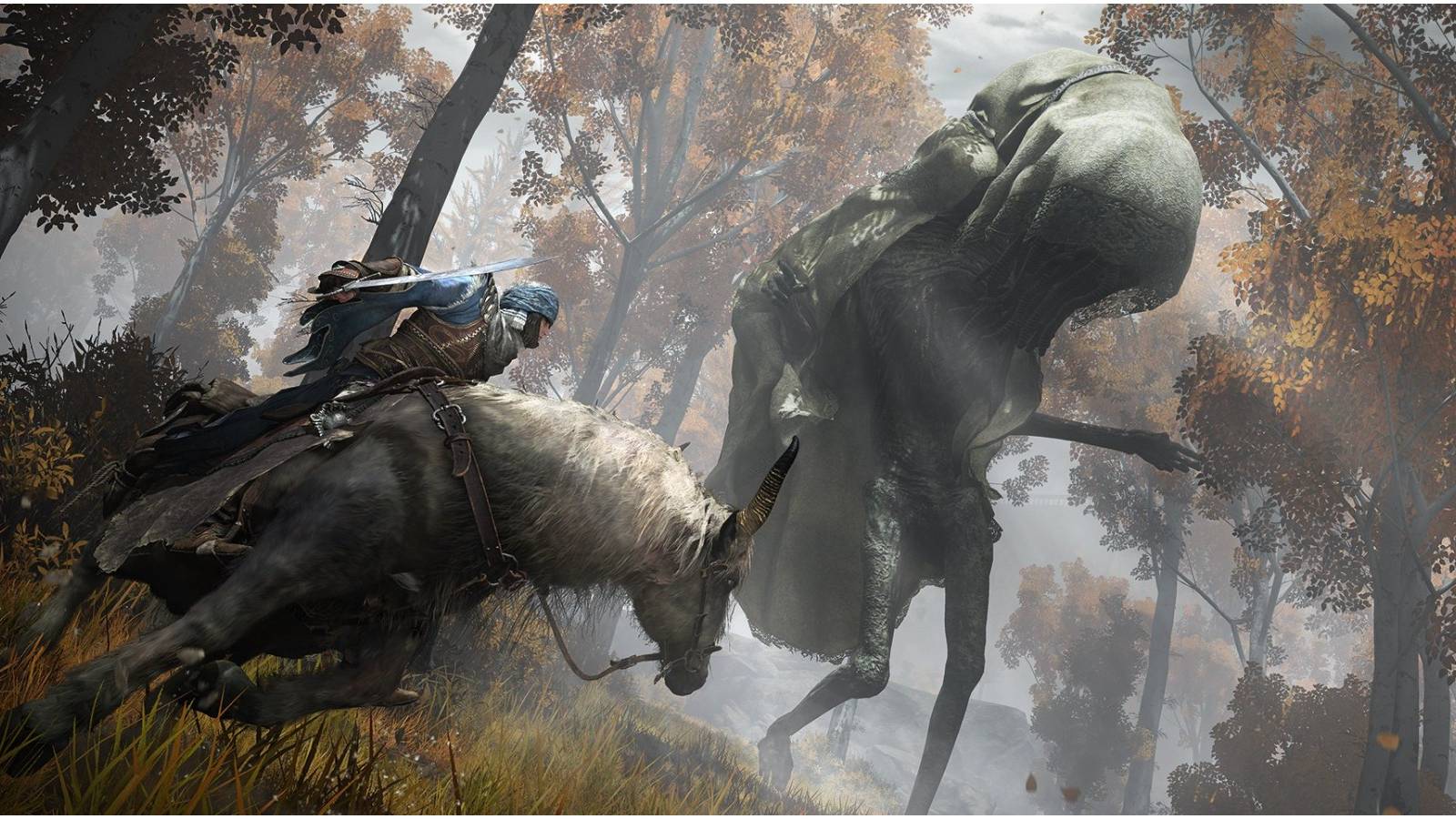 Elden Ring in-game boss fight art.