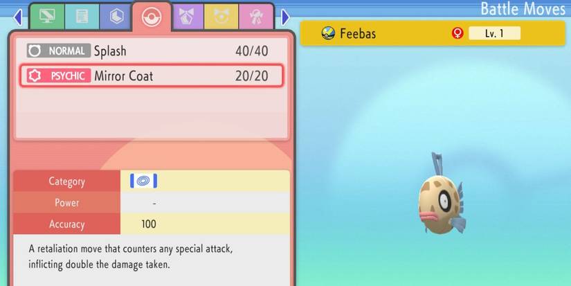 pokemon brilliant diamond shining pearl feebas