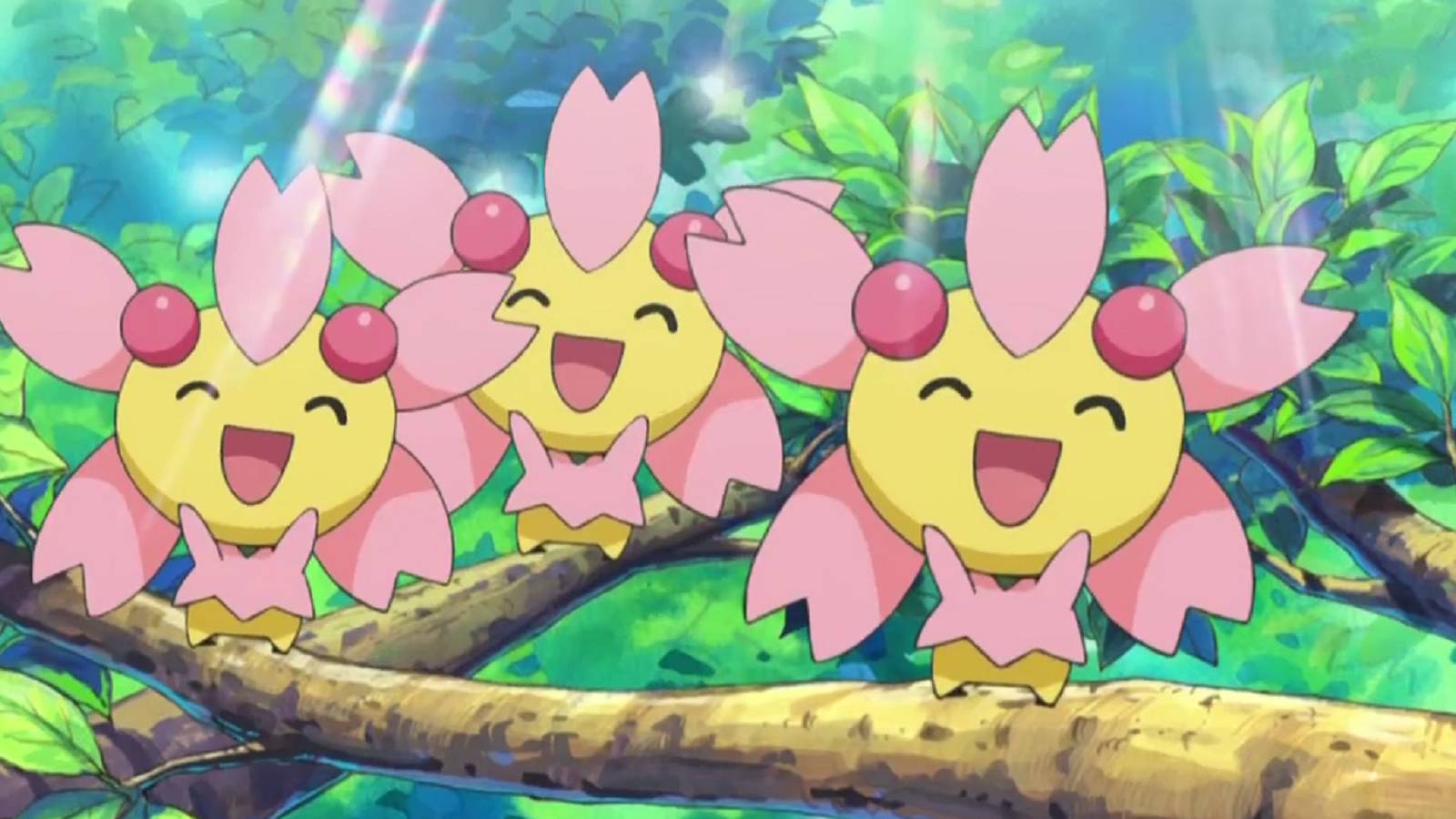 pokemon cherrim on branch feature