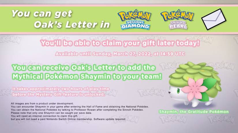 shaymin mystery gift guide