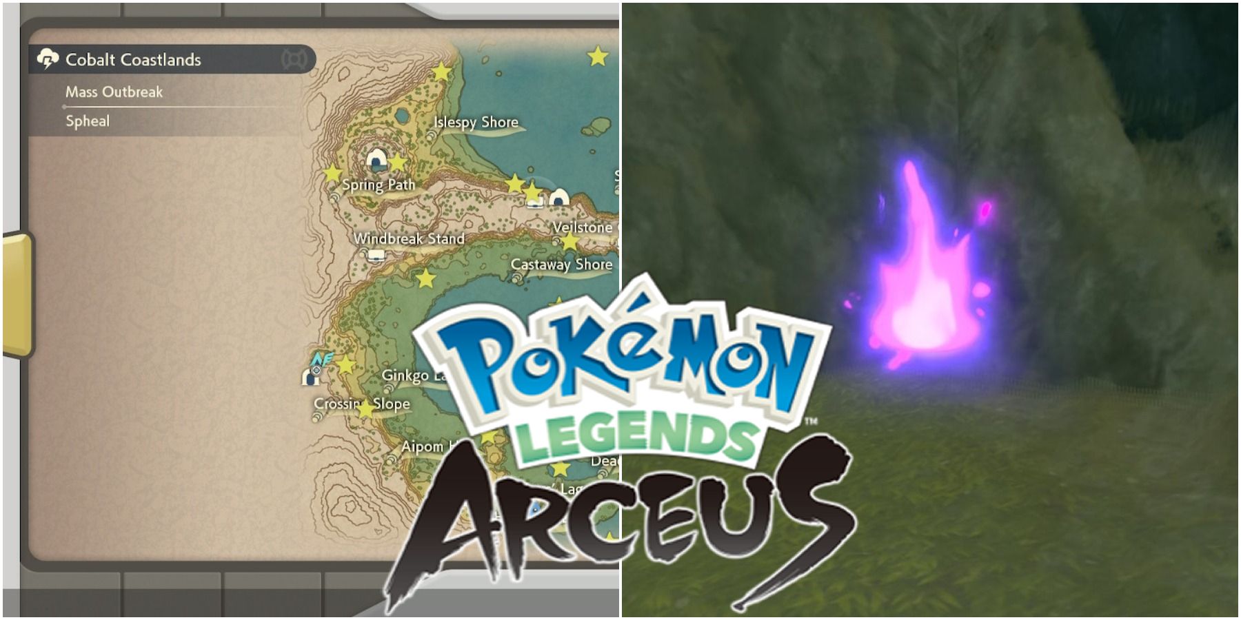 Pokemon Legends Arceus Cobalt Coastlands Wisps 