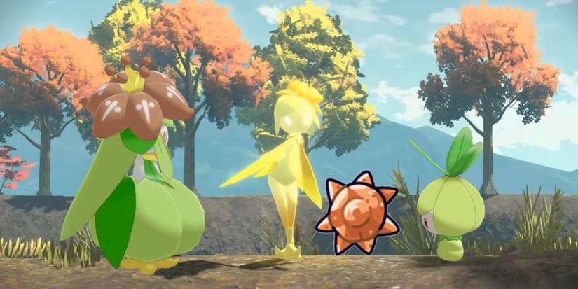 pokemon legends arceus how to evolve petilil into hisuian lilligant noble pokemon sun stone location petilil where crimson mirelands