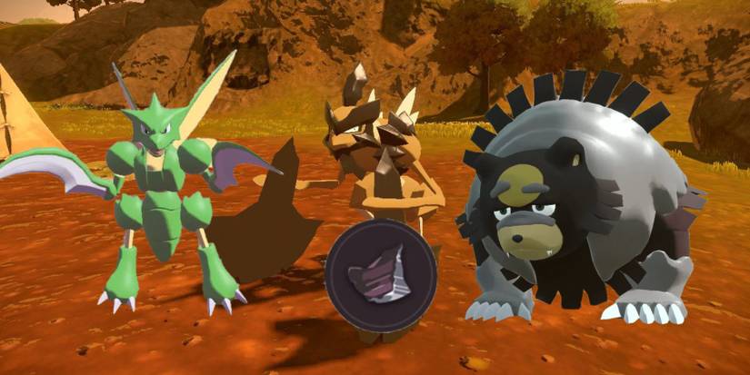 pokemon legends arceus how where to get black augurite evolution item scyther kleavor space-time distortion zones shaking ores ride ursaluna buried item