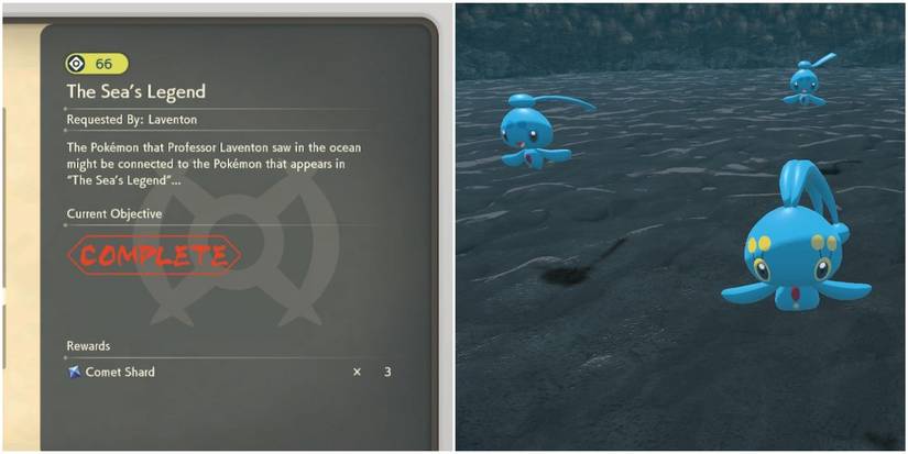 pokemon legends arceus manaphy phione