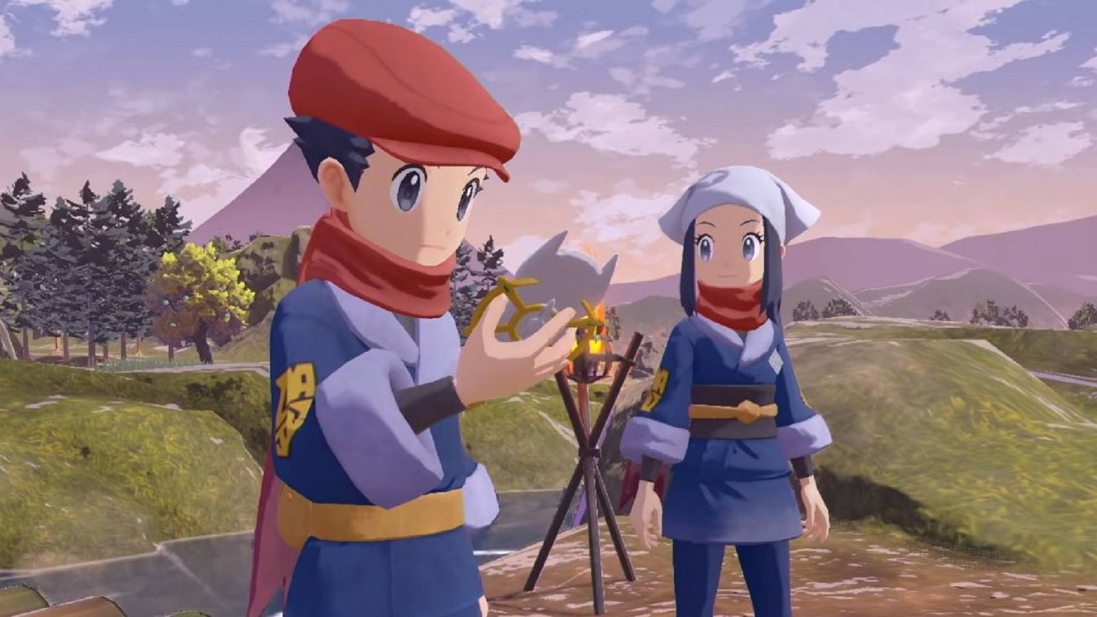 pokemon legends arceus player characters feature