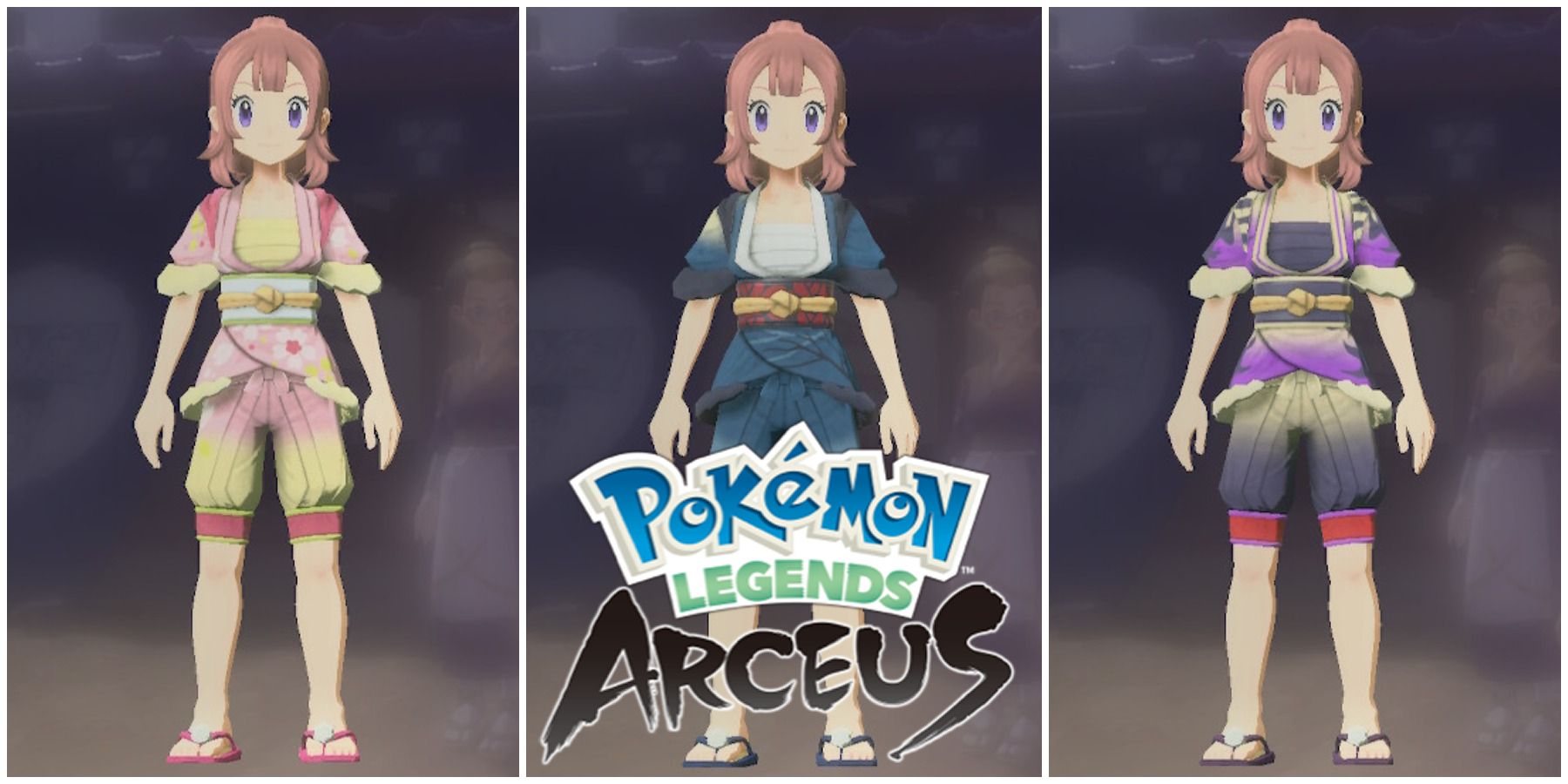 pokemon legends arceus pokemon kimonos