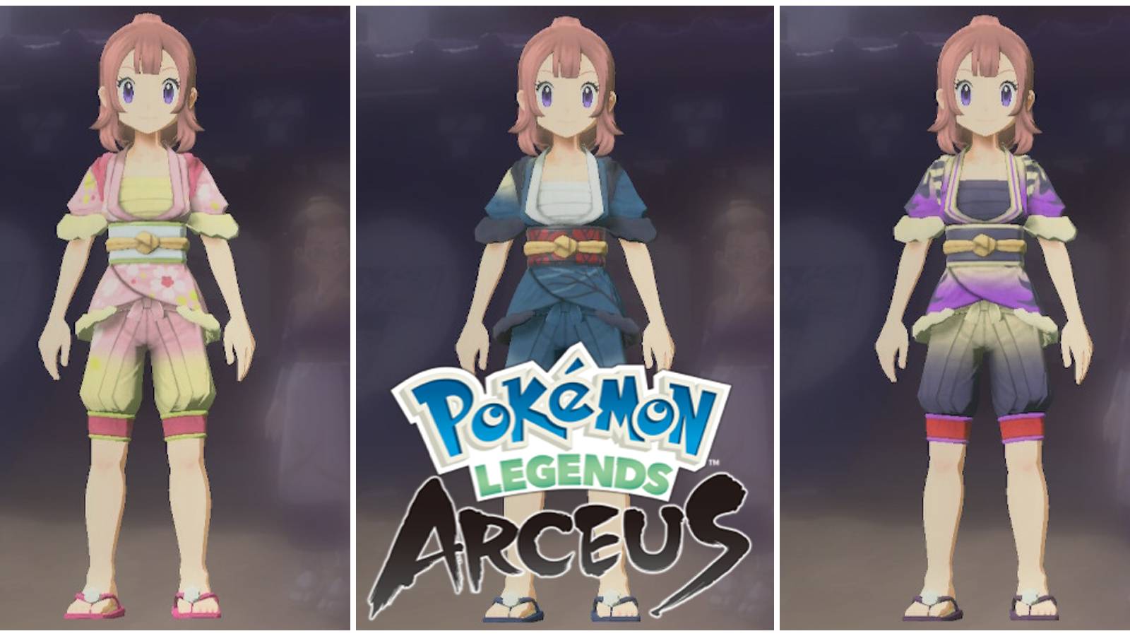pokemon legends arceus pokemon kimonos