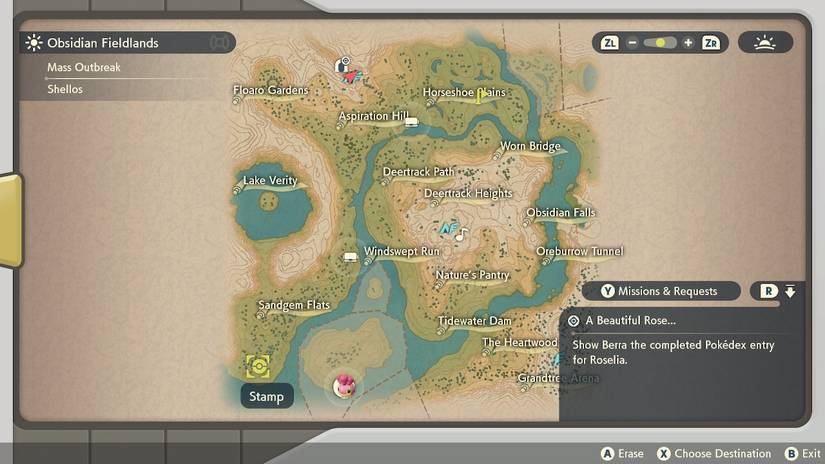 pokemon legends arceus west sea shellos