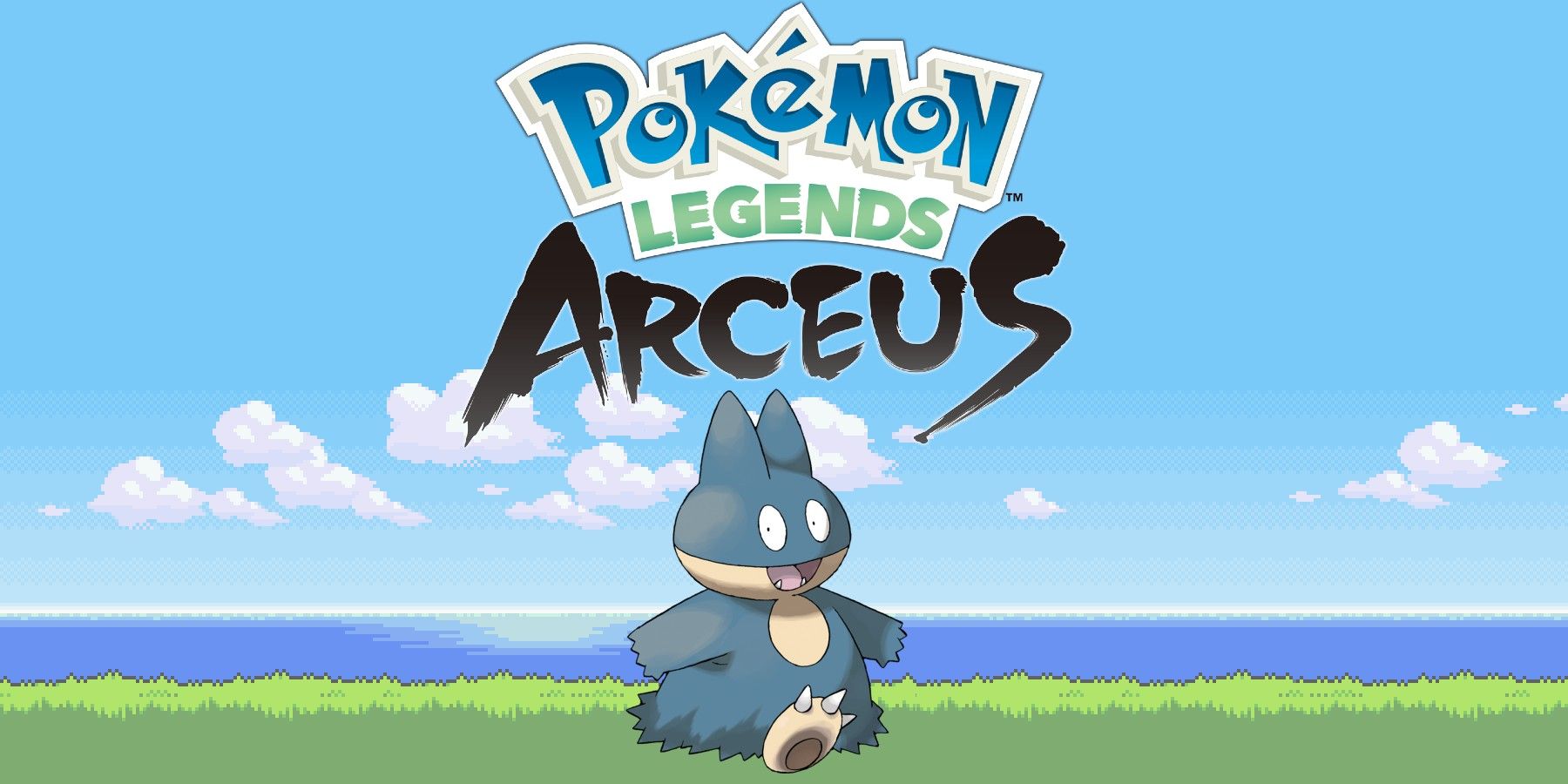 pokemon legends logo and munchlax