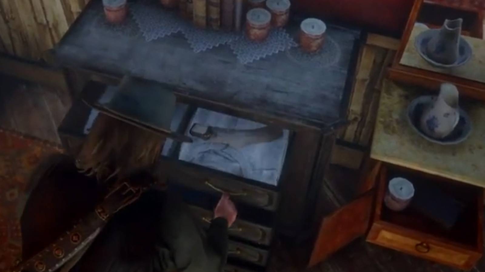 red dead redemption 2 arthur room dresser drawer