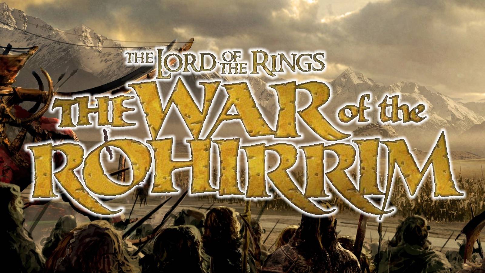 Lord of the Rings War of the Rohirrim anime logo