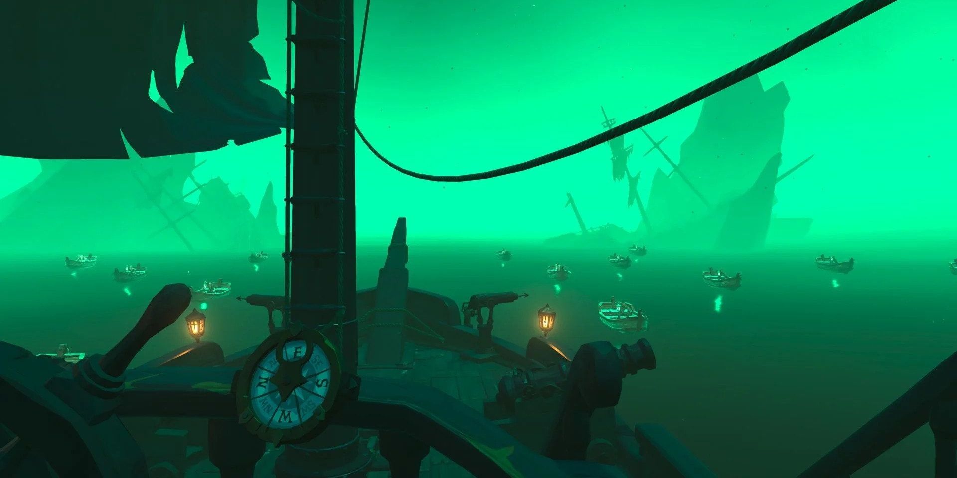 sea of thieves player in the sea of the damned mission 