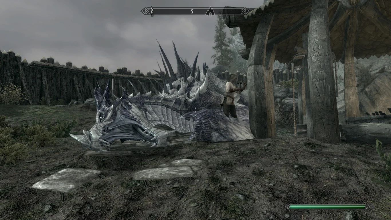 Skyrim Player 'Haunted' by Teleporting Dead Dragon